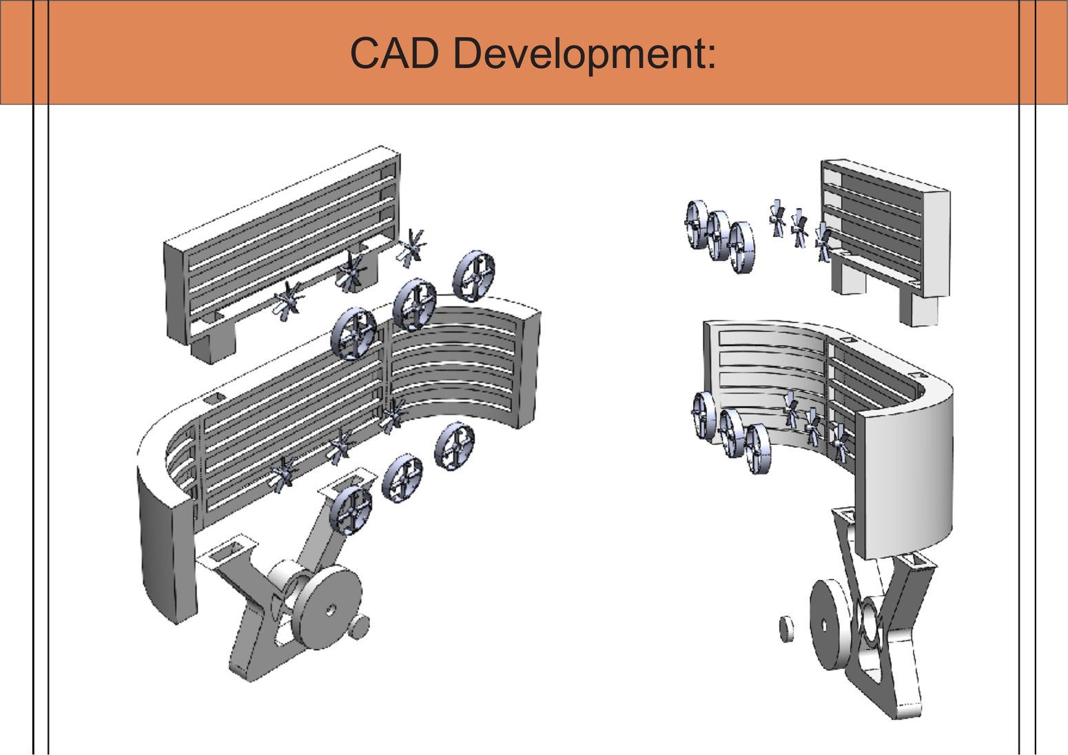 CAD development of the hair dryer