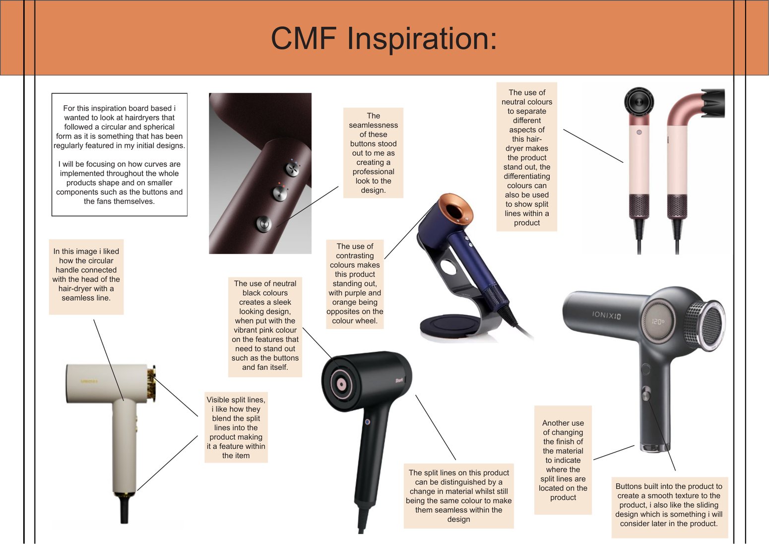 CMF inspiration board