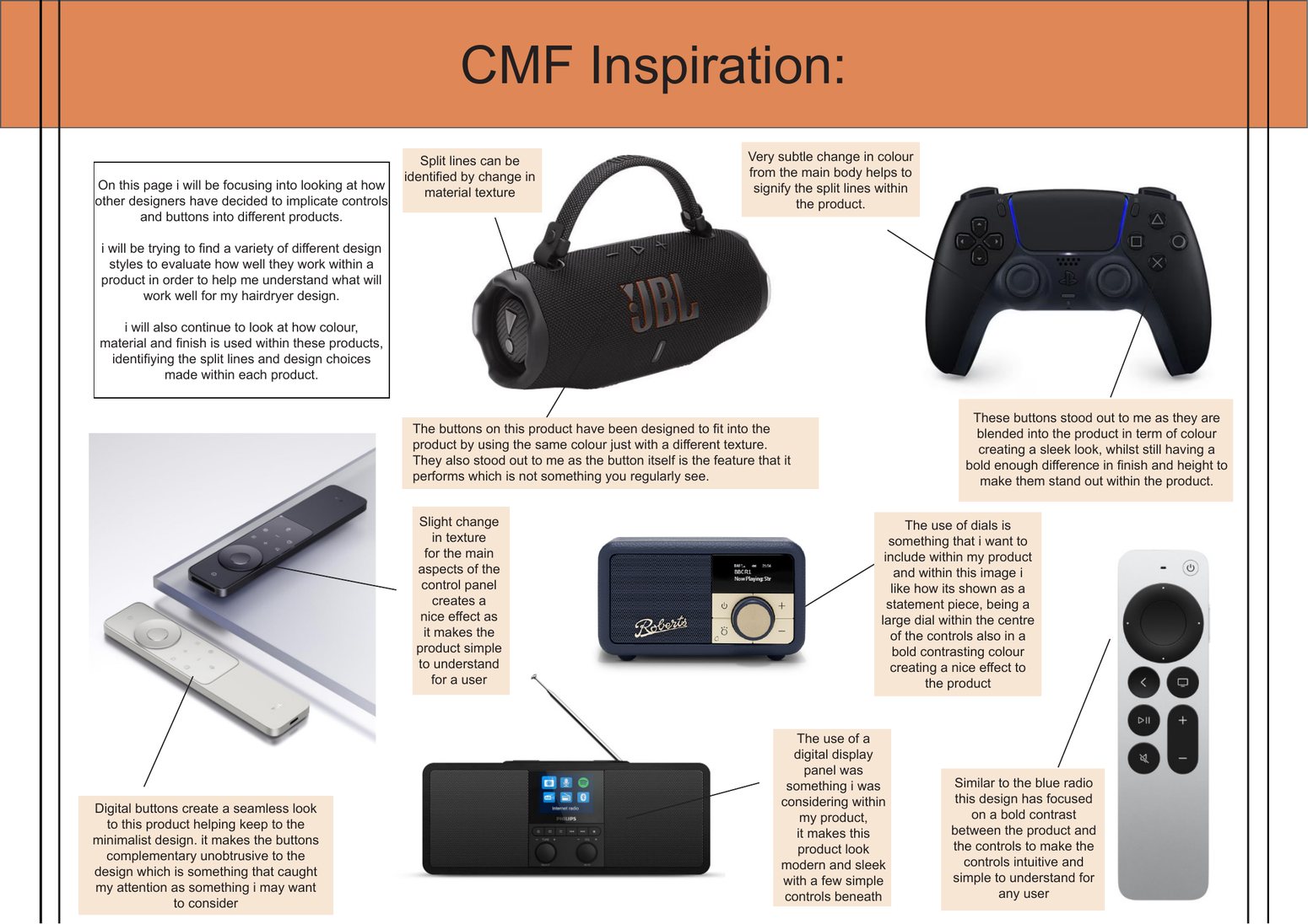 CMF inspiration board