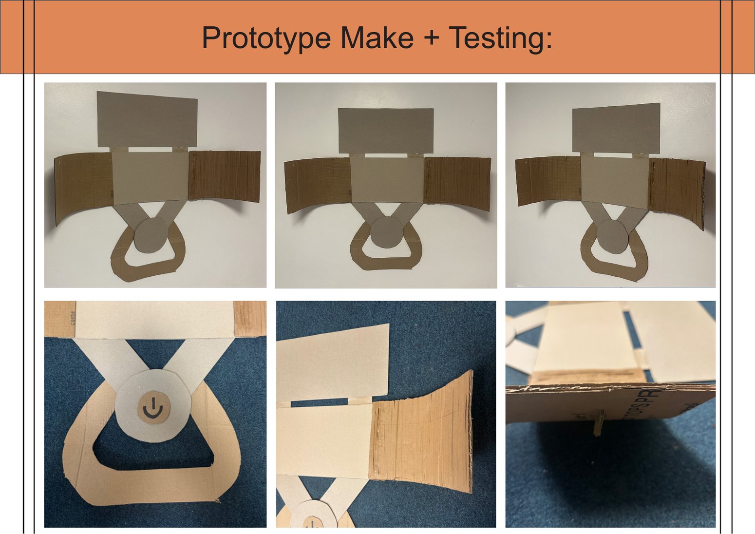 Prototype make and testing