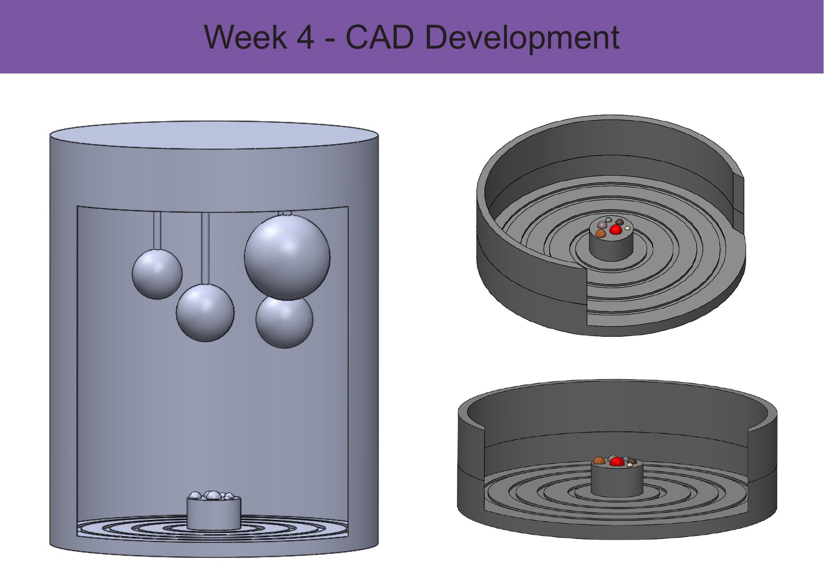 CAD development of the final exhibit