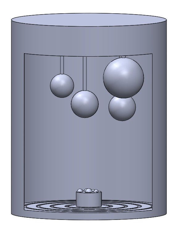 CAD render of the planet placement interaction